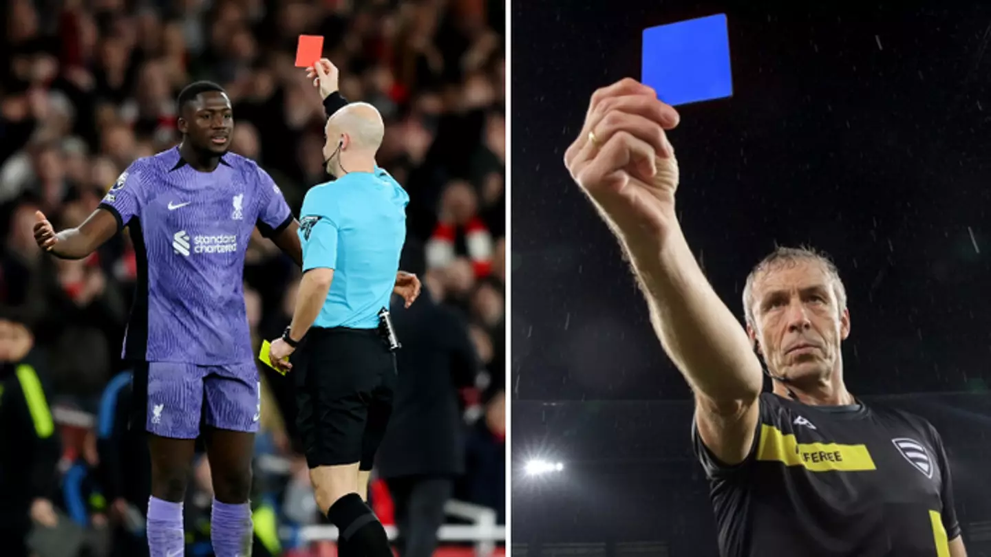 Football to introduce blue cards in biggest refereeing change for years