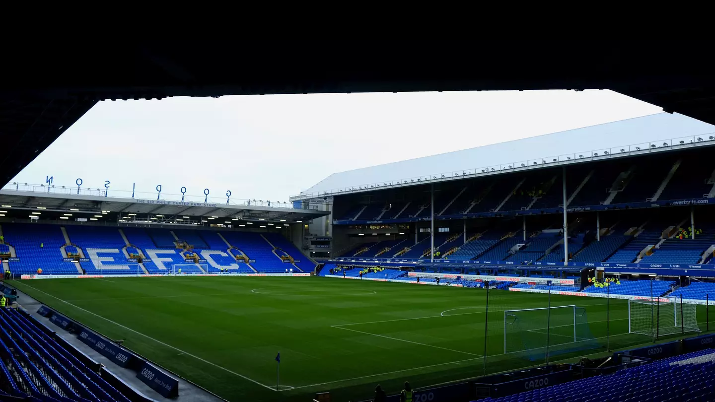 A general view of Goodison Park before the Premier League match. (Alamy)