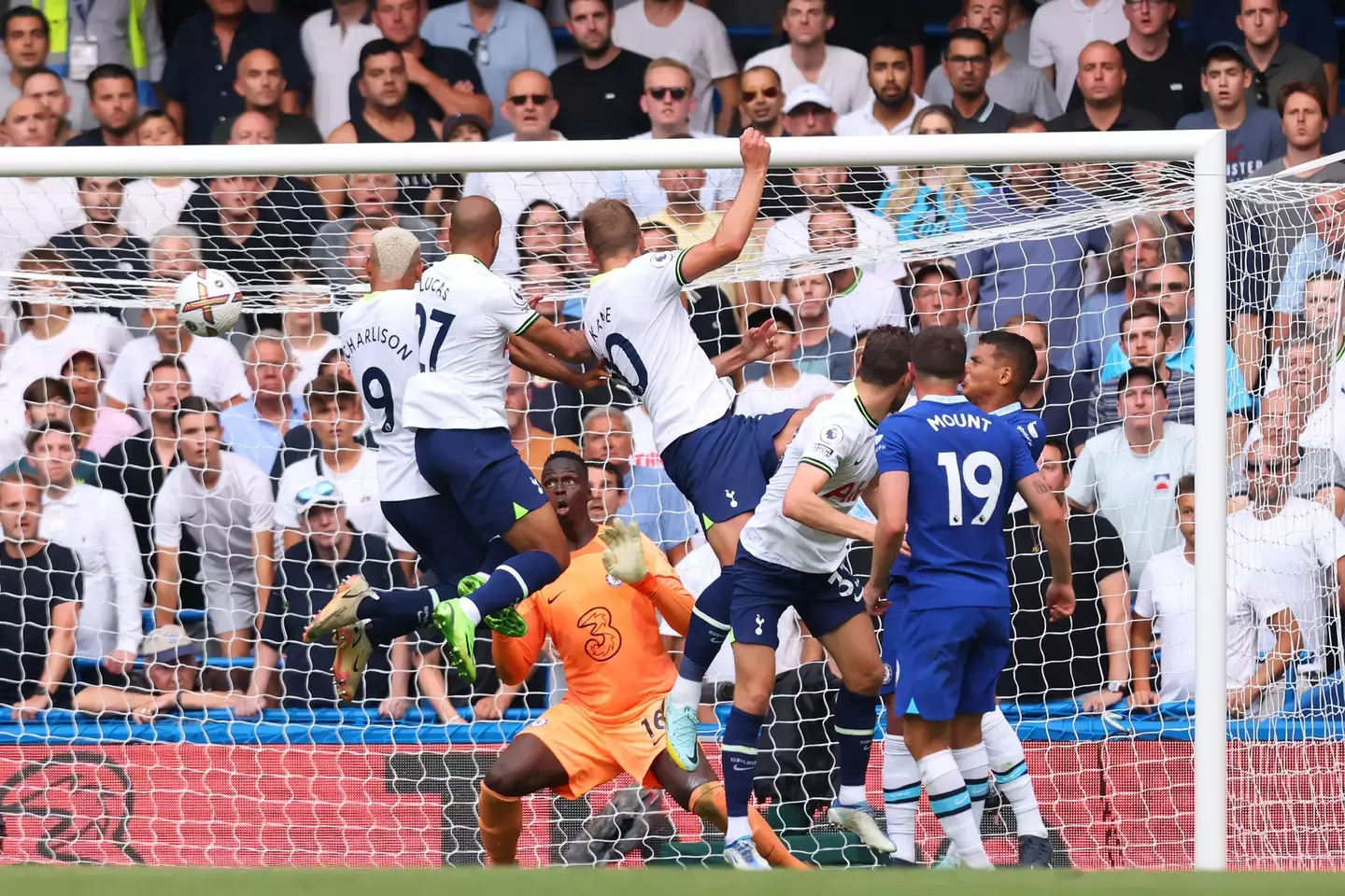 Harry Kane scored a late header. (Image