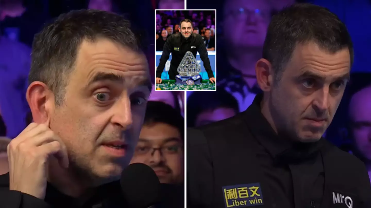 Ronnie O'Sullivan says he was 'turned on' by one thing in Masters final win over Ali Carter