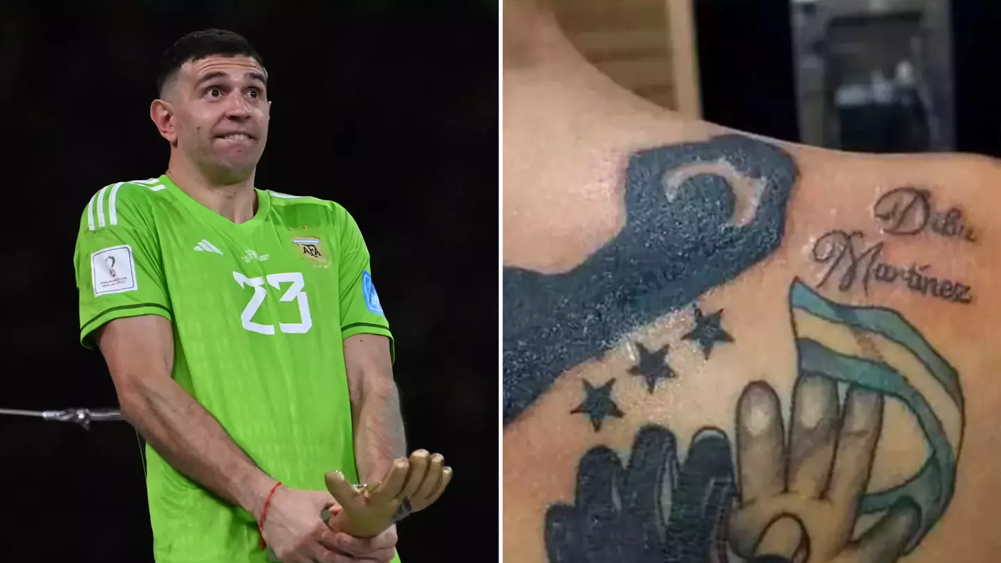 Argentina fan had a genius fix after massive error in Emiliano Martinez World Cup tattoo