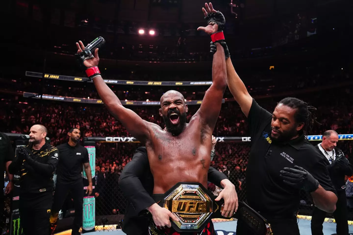 Aspinall has been linked with a fight with Jon Jones for years. (Image: Jeff Bottari/Zuffa LLC)