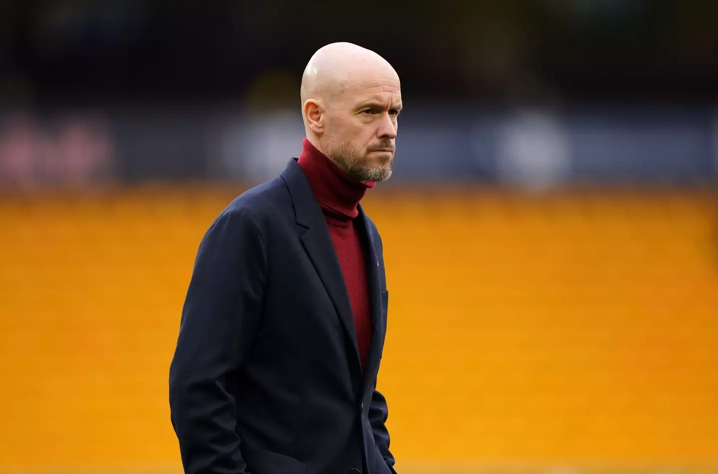Ten Hag has shown himself to be a tough boss so far at United. Image: Alamy