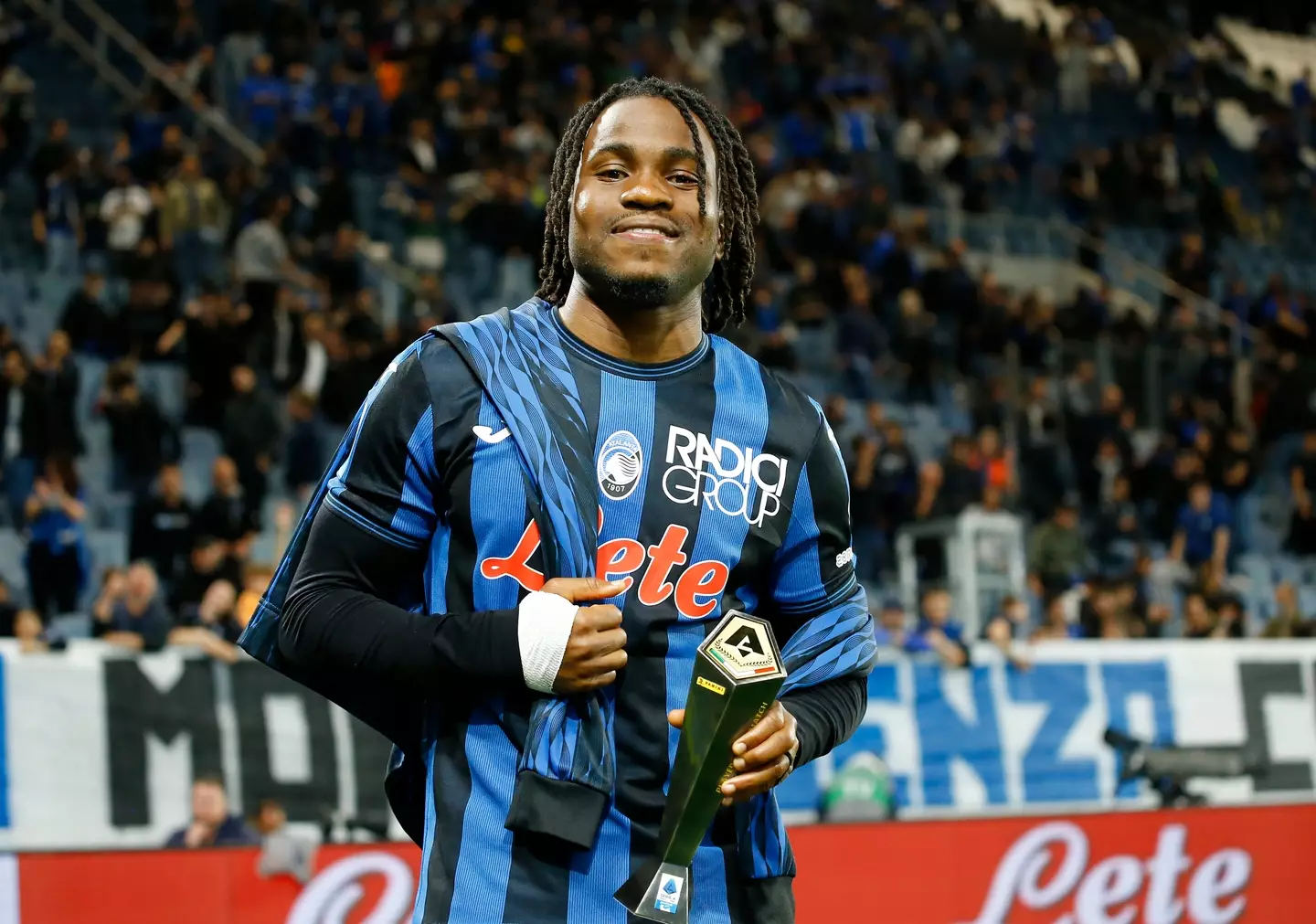 The Premier League is an option for Ademola Lookman after seeing his move to Inter Milan collapse. Image: Getty