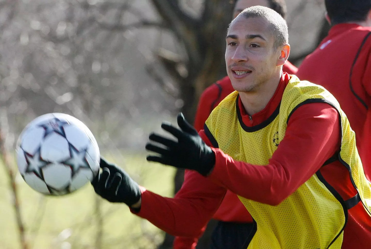 Larsson during his time at United. (Image