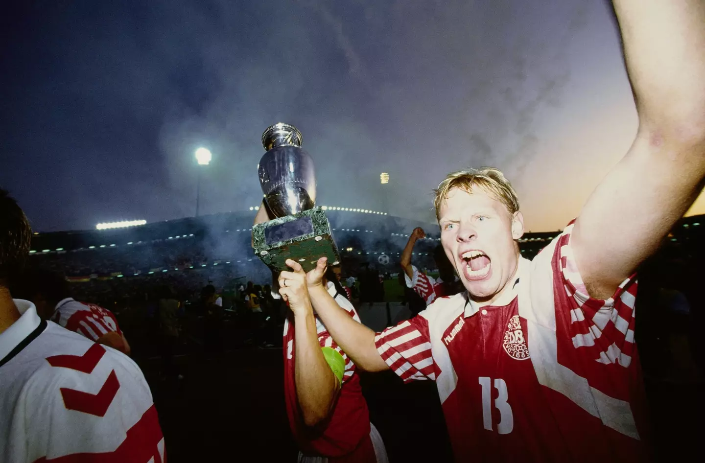 Denmark's Euro 1992 win came as a result of the ban for Yugoslavia. Image: Getty
