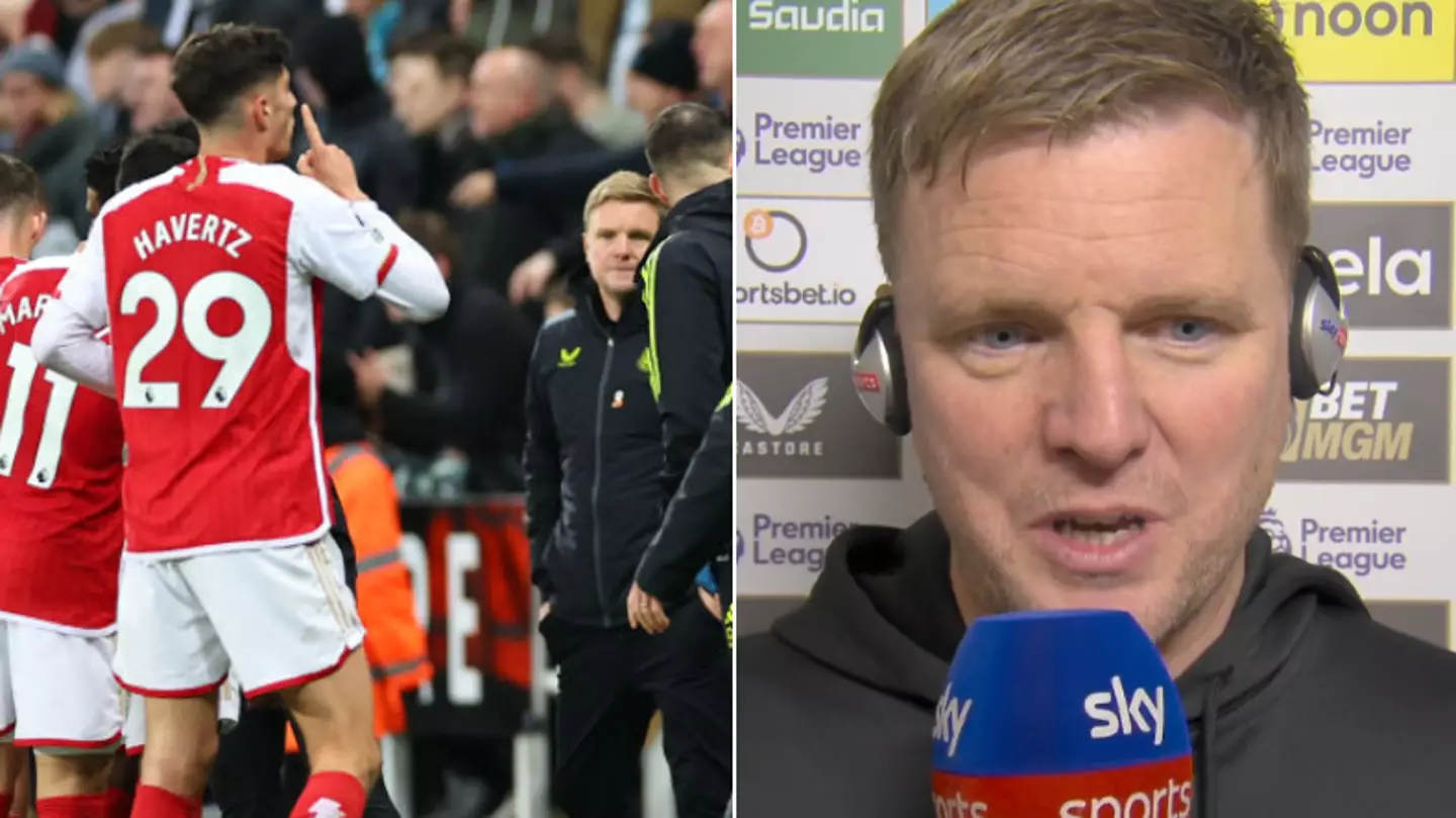 Kai Havertz's gesture to Jason Tindall goes viral after avoiding red card as Eddie Howe has his say