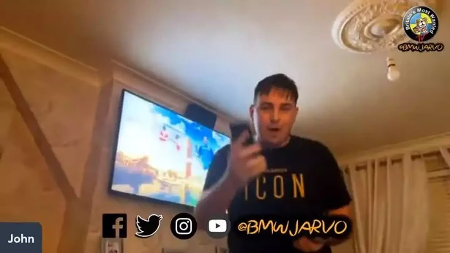 Jarvo showing how he managed to get porn noises played on the BBC. (Image