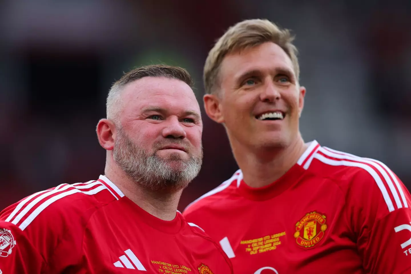 Since retiring, Rooney and Fletcher have played together in charity matches for Manchester United legends. (Image: Getty)