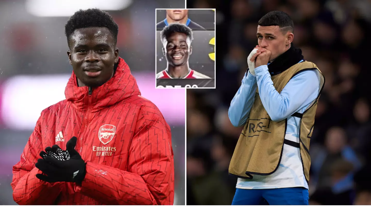 Arsenal fans ask 'Where is Phil Foden?' as Bukayo Saka stat sparks fierce debate