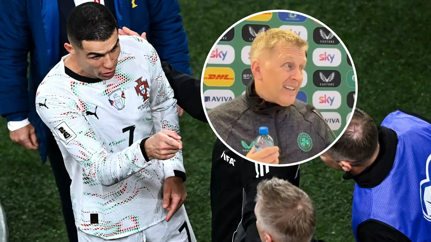 Ireland Manager Reveals What Cristiano Ronaldo Said To Him After Red Card