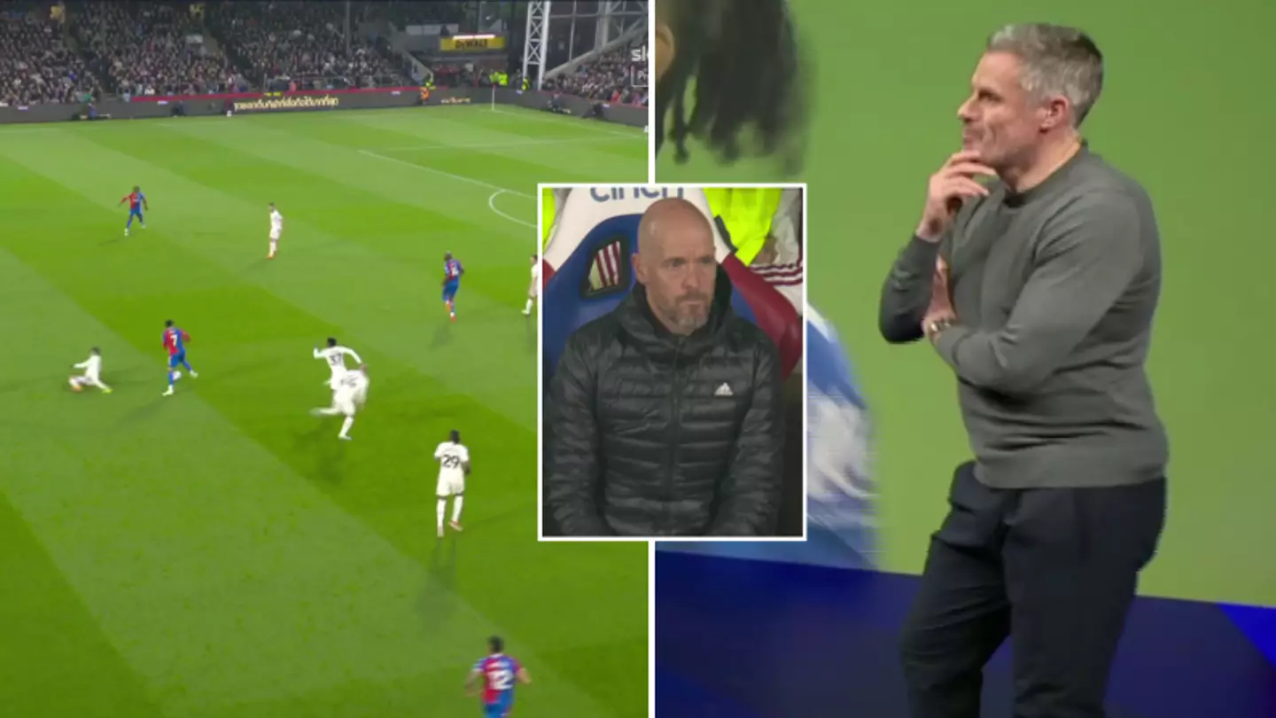 Jamie Carragher tears into 'embarrassing' Man Utd star and tells Erik ten Hag to take him off