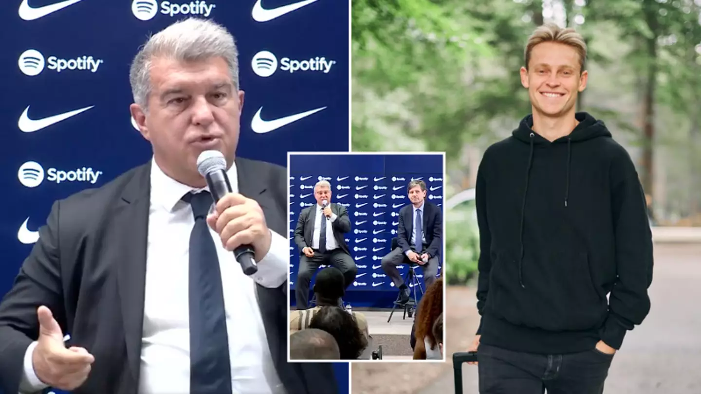 Barcelona President Joan Laporta Insists Frenkie De Jong Is Not For Sale