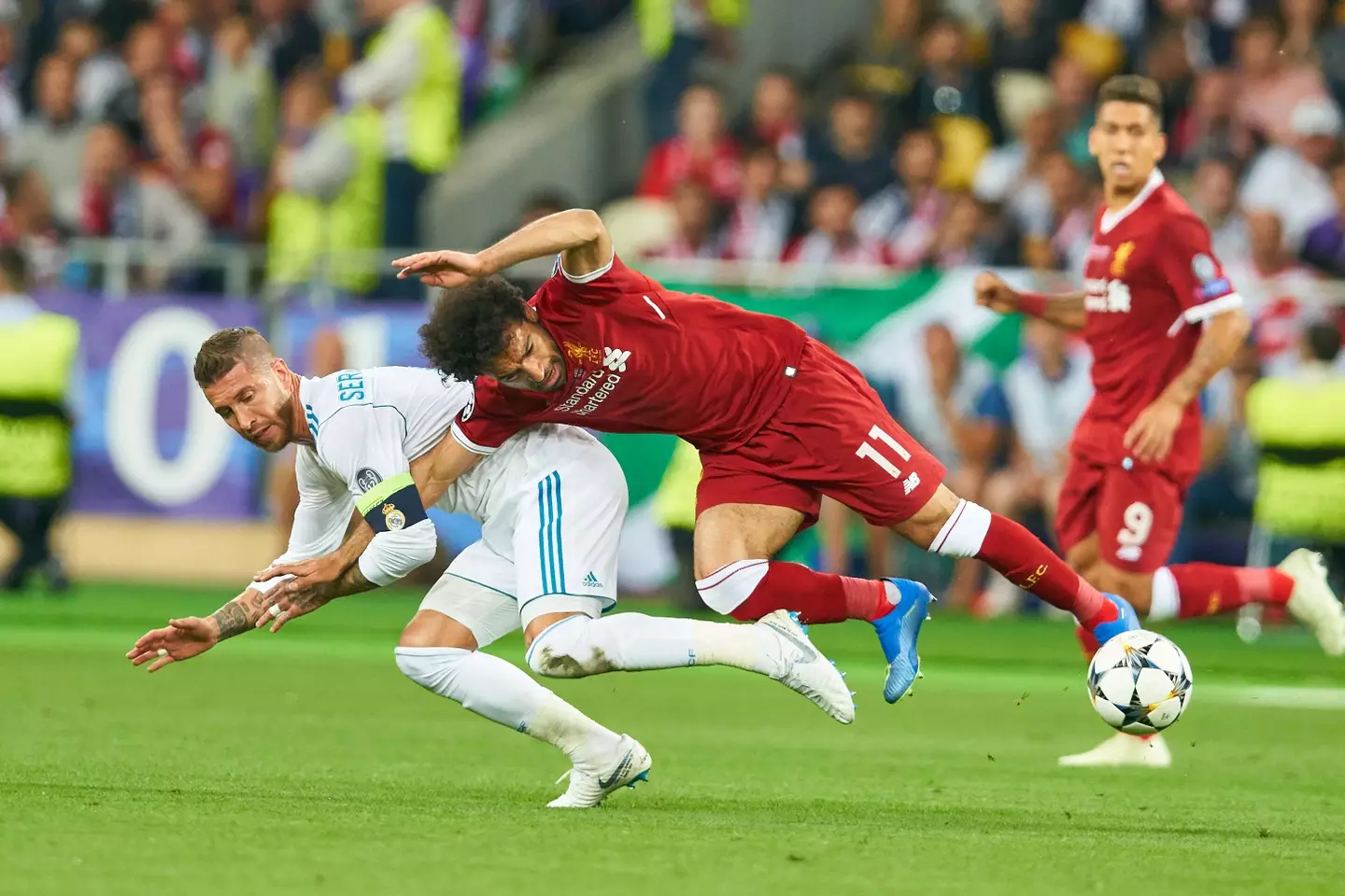 The moment Salah really wanted revenge for. Image: Alamy