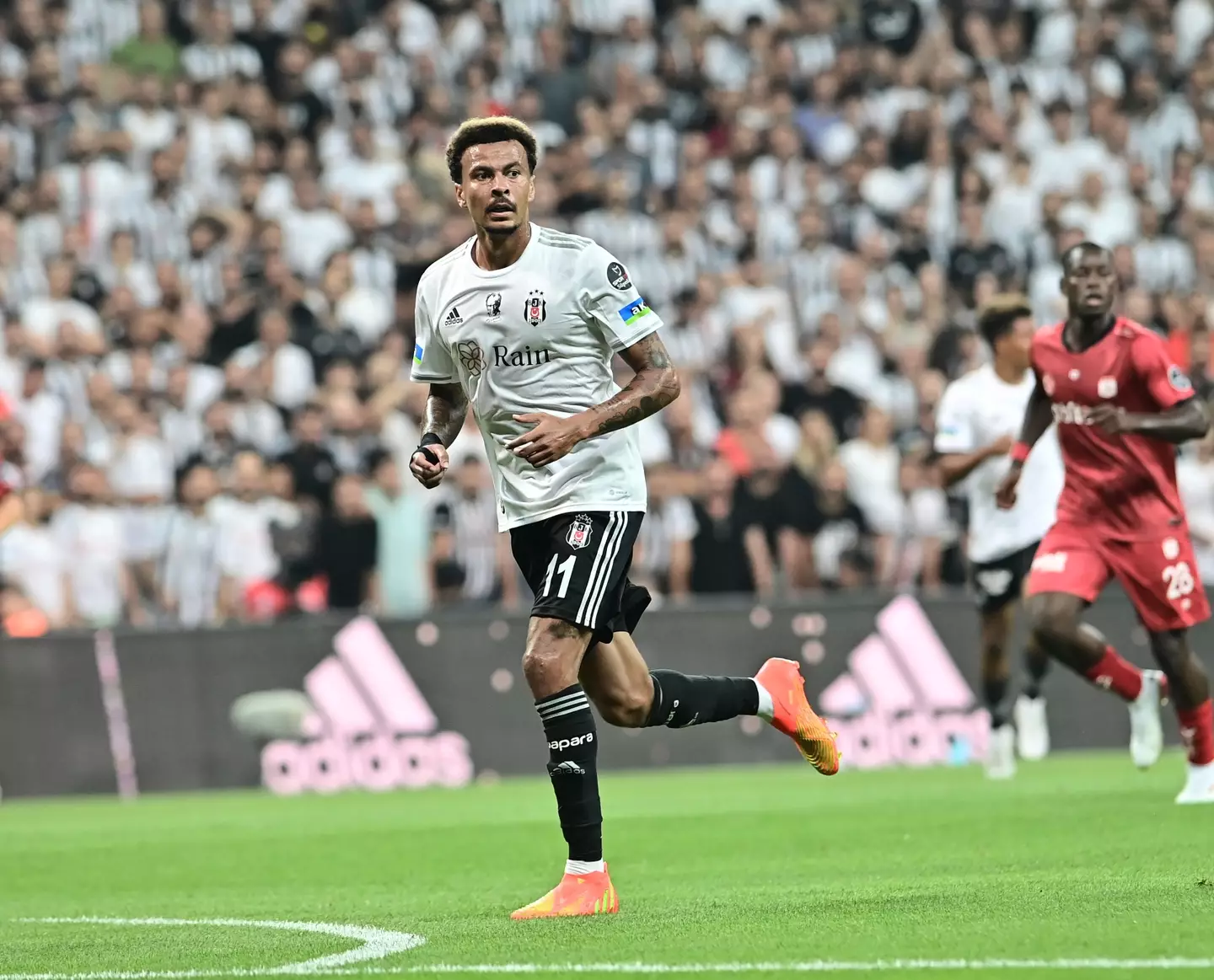 Dele Alli in action for Besiktas