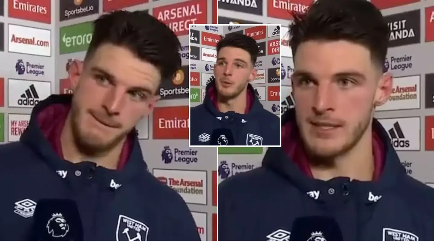 Declan Rice's post-match interview against Arsenal has re-emerged, he’s a big fan of Mikel Arteta's football