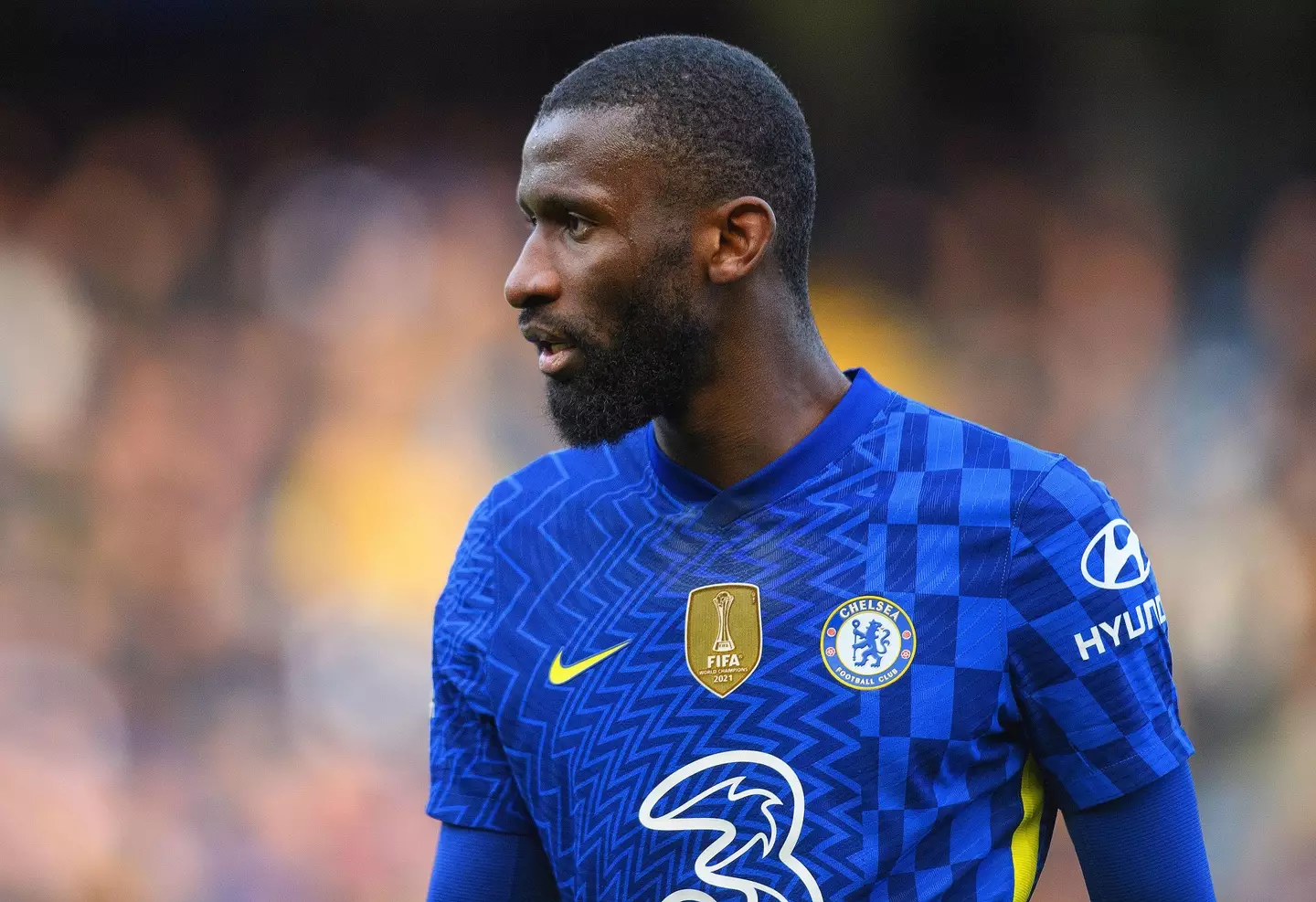 Rudiger is a key player in the Chelsea backline. (Image