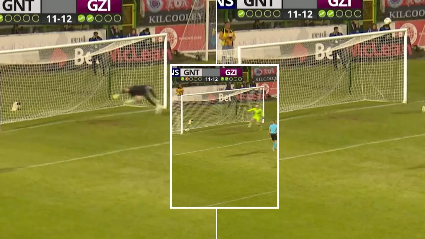 Goalkeeper in Europa Conference League celebrated penalty save too early and instantly regretted it