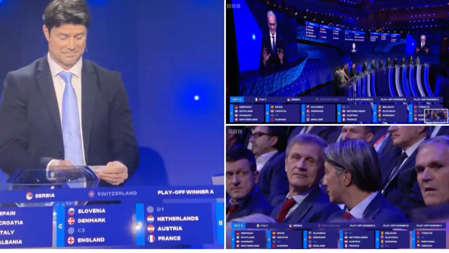 Infamous porn noise plays during LIVE broadcast of Euro 2024 draw