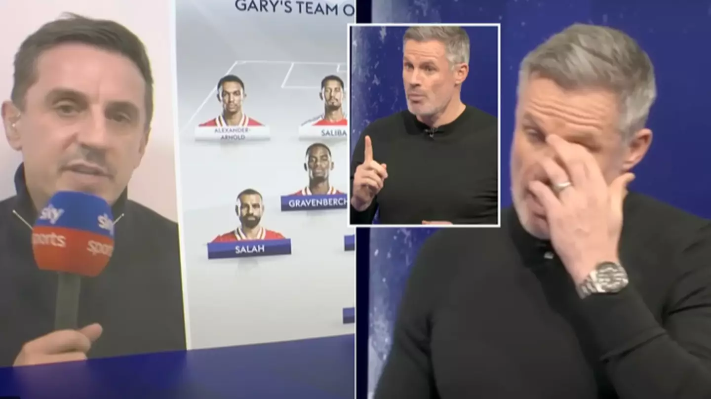 Jamie Carragher stunned by Gary Neville's controversial Team of the Season selection - "Are you serious?"