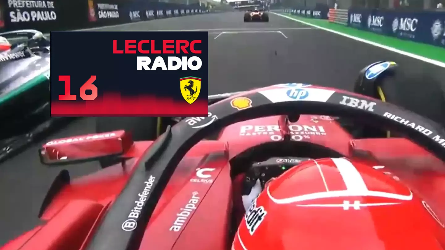 Charles Leclerc's X-Rated Radio Message After Oscar Piastri Incident At Brazil GP