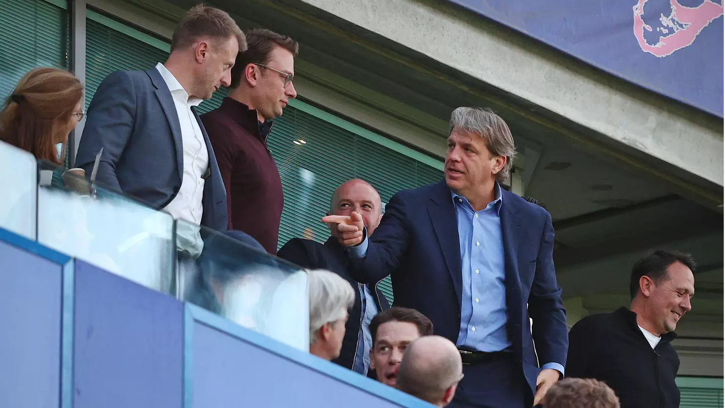 Todd Boehly in attendance at Stamford Bridge. (Alamy)