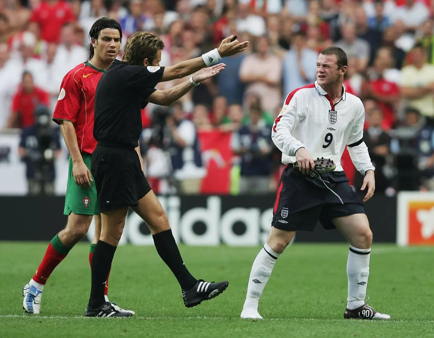 Wayne Rooney was unplayable at Euro 2004. Image: Getty