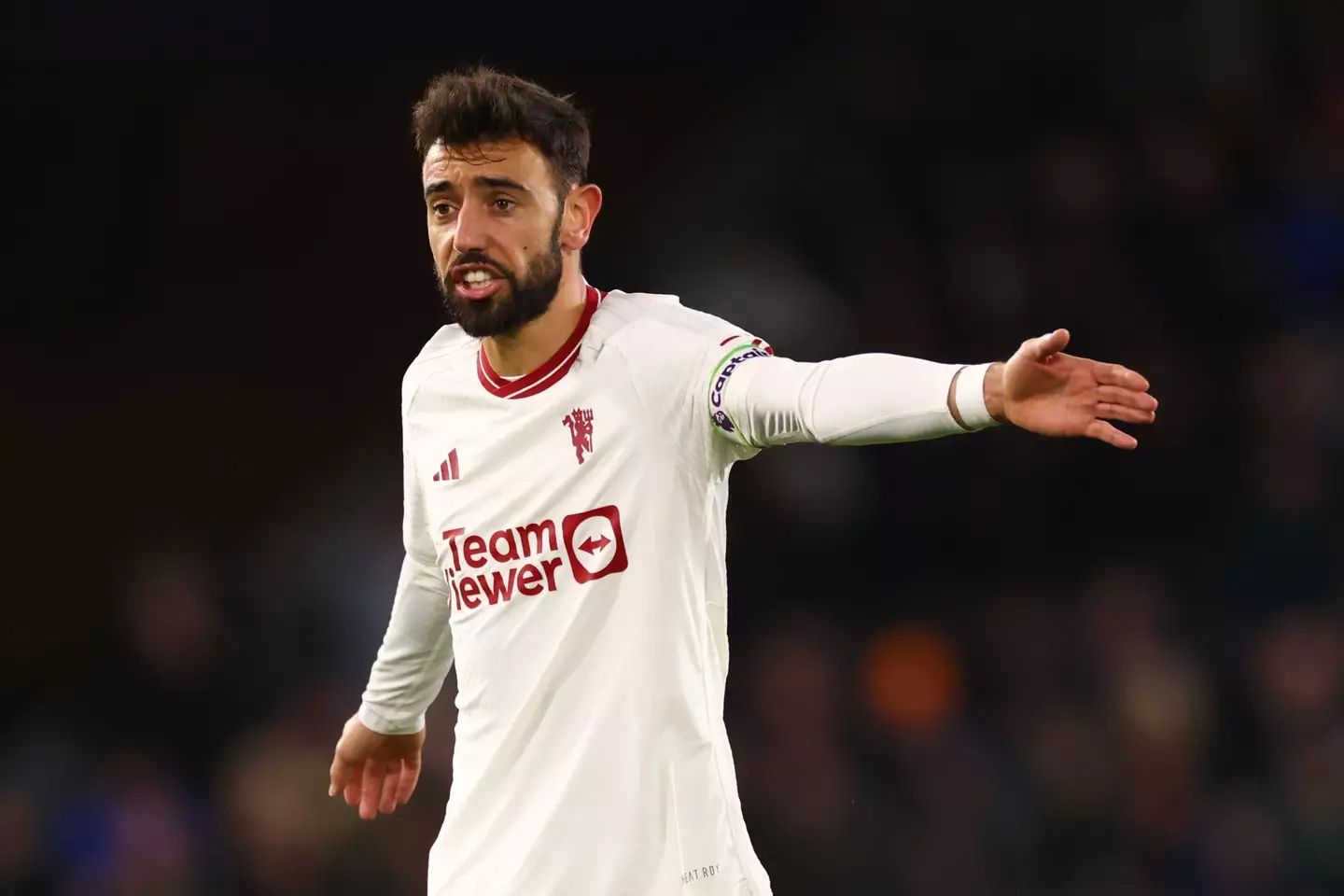 Bruno Fernandes in action for Manchester United