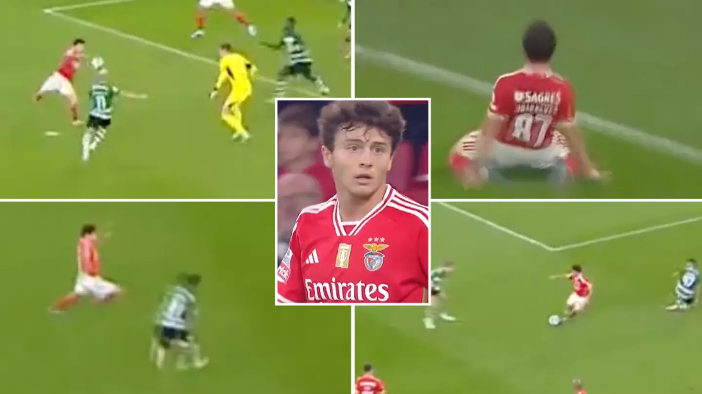 Man Utd fans are getting excited about Joao Neves as comp of Portuguese wonderkid's performance vs Sporting goes viral