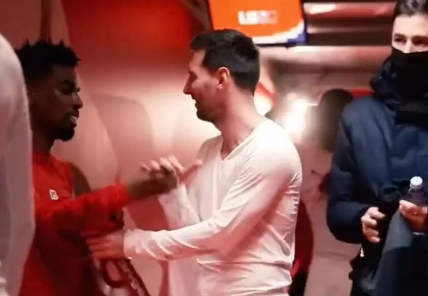 Lionel Messi has previously said he 'doesn't ask' players for shirts.