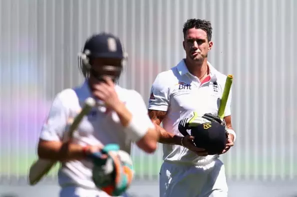 Pietersen was England's top run scorer in the 2013/14 Ashes but was sacked at the end of the series (Image: Getty)