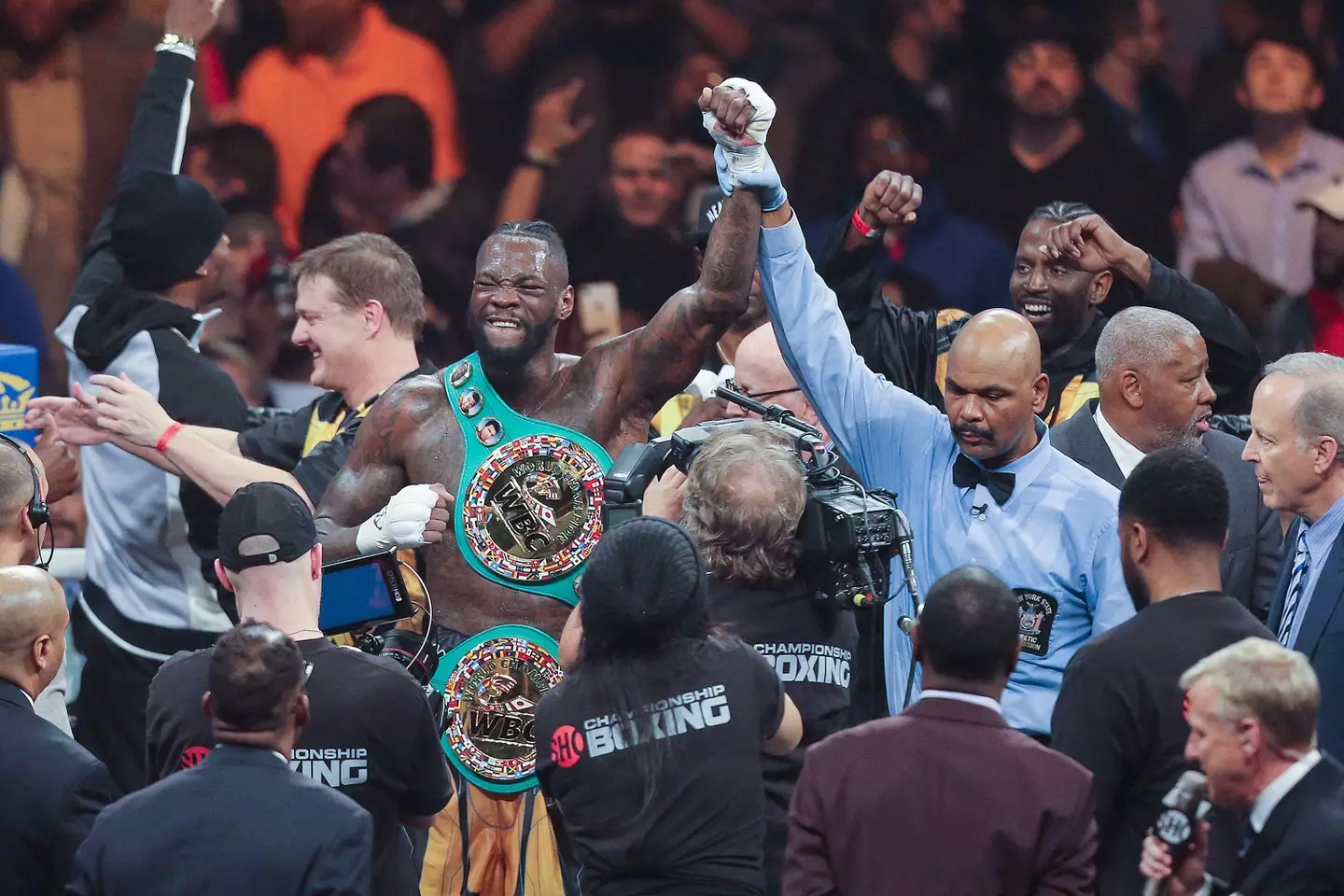 Wilder held the WBC title. Image: Alamy