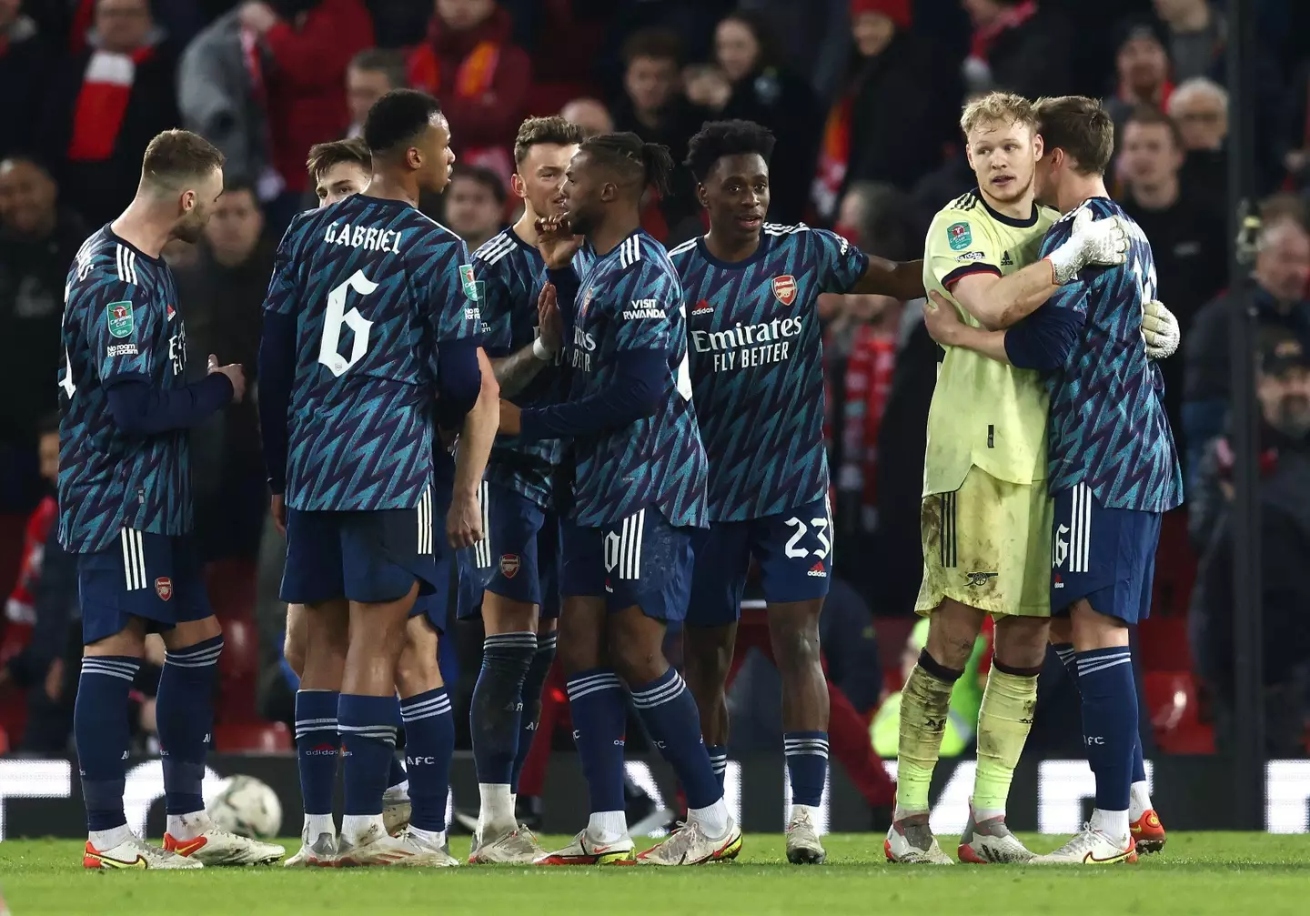 Arsenal held Liverpool to a goalless draw at Anfield (Image: Alamy)