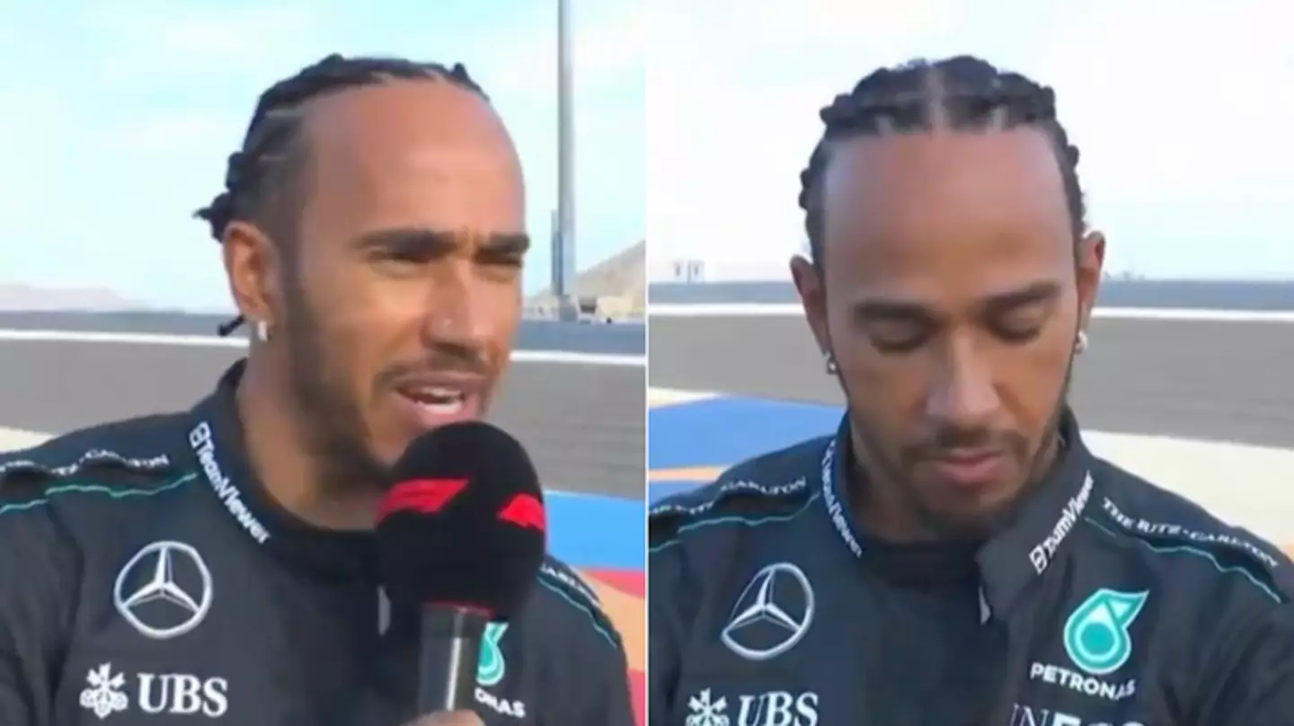 Lewis Hamilton jokingly calls out F1 reporter for 'pretty low' prediction at Bahrain GP