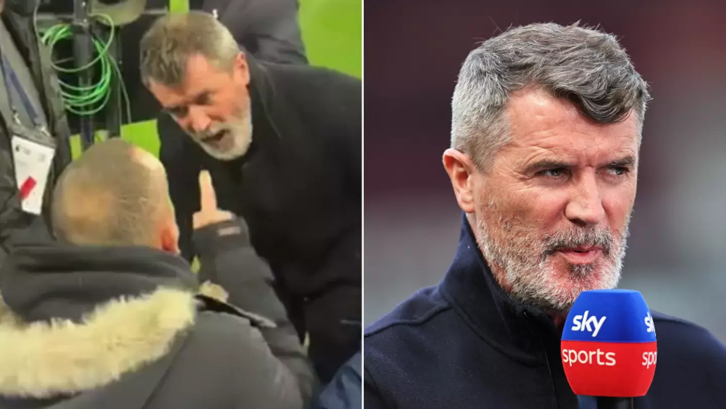 Sky Sports 'take action' after Roy Keane involved in furious altercation with Ipswich fan during Man Utd draw