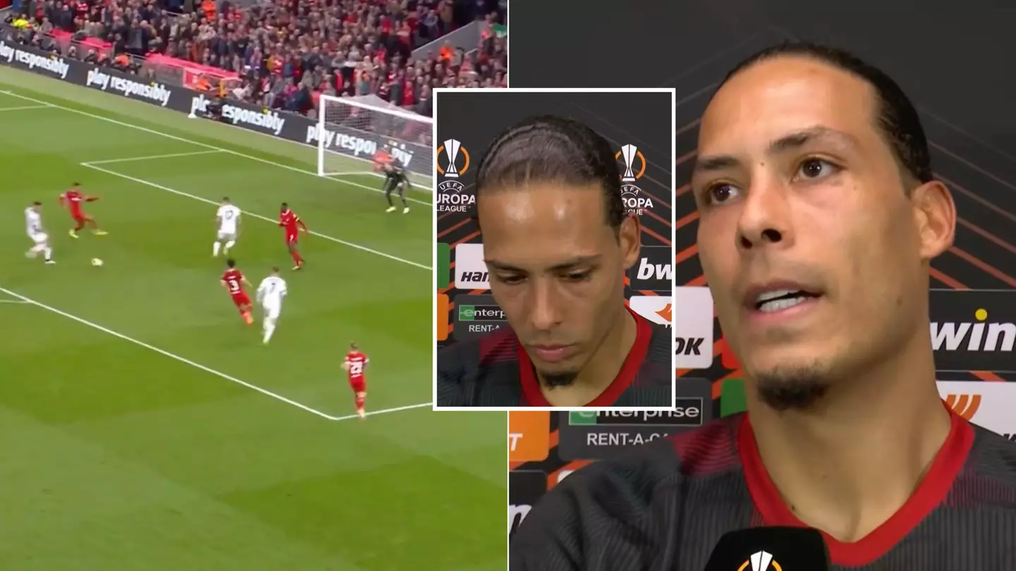 Virgil van Dijk appears to take dig at his team-mate after shock Atalanta defeat 