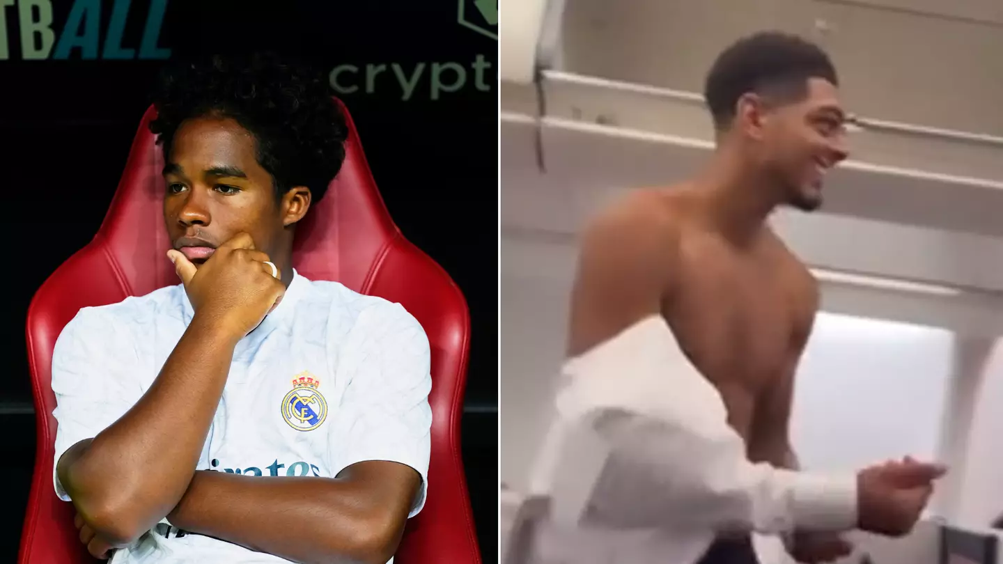 Dressing room footage shows the hilarious nickname Real Madrid players have already given Endrick