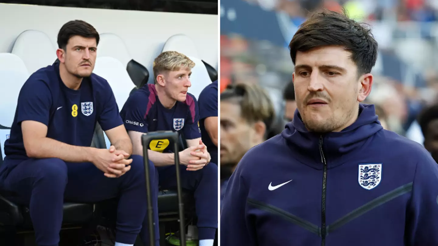 Harry Maguire breaks silence after being left out of England's Euro 2024 squad