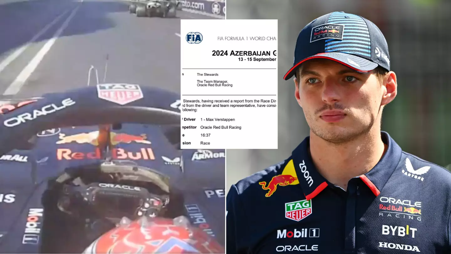 Max Verstappen and three other F1 drivers sent official 'significant penalties' warning after Azerbaijan GP