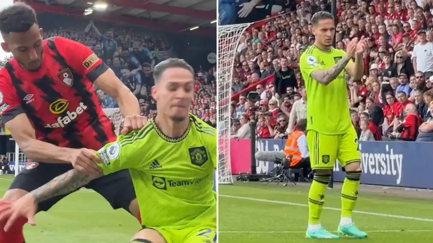 Manchester United fans furious after footage of Antony against Bournemouth goes viral