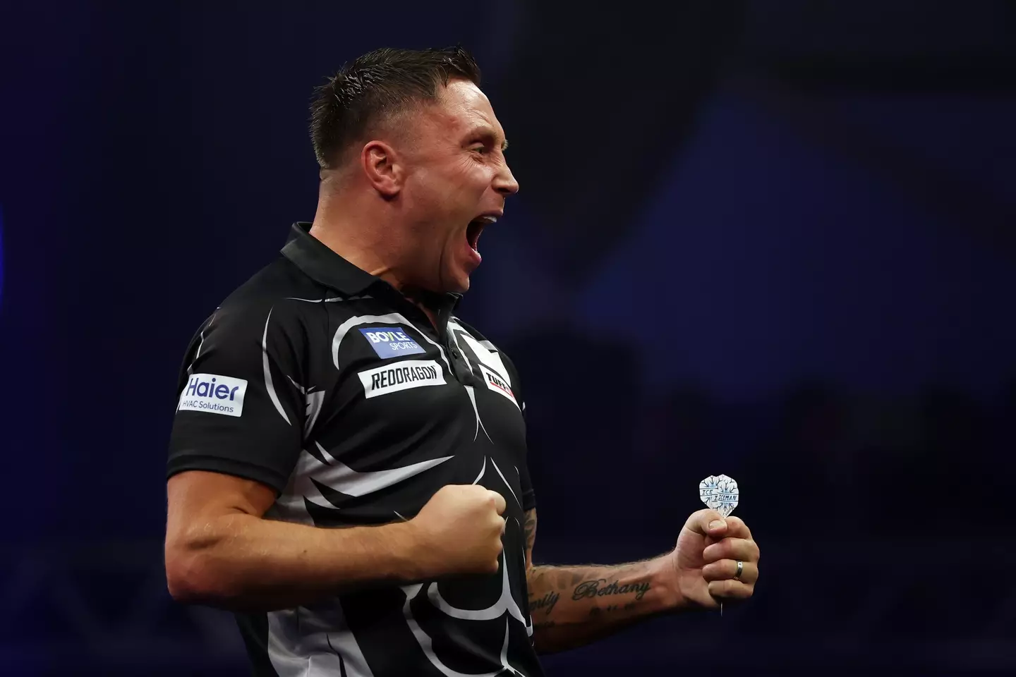 Gerwyn Price topped his Grand Slam of Darts group (Image: Getty)
