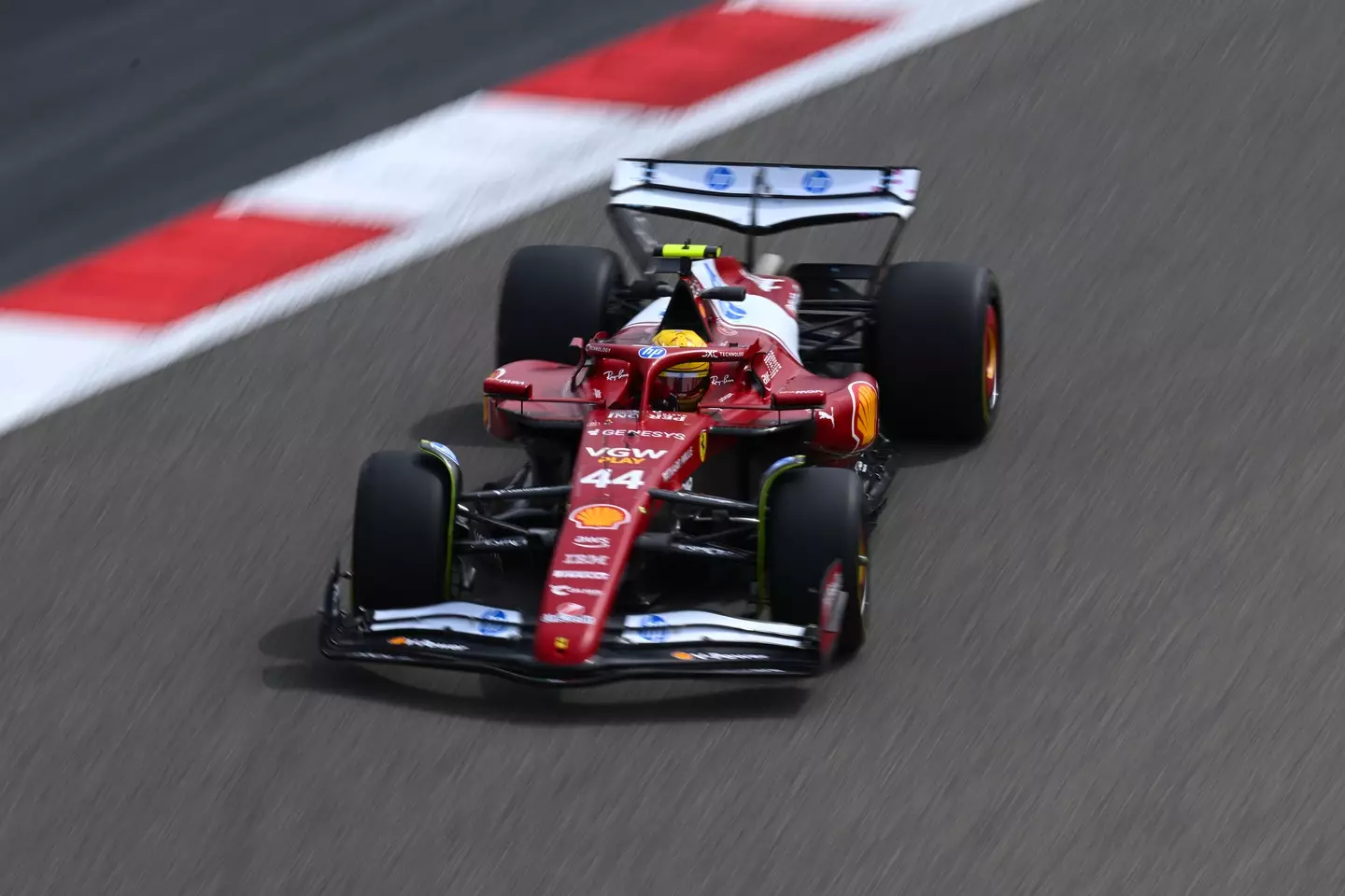 Lewis Hamilton during 2025 F1 testing- Getty