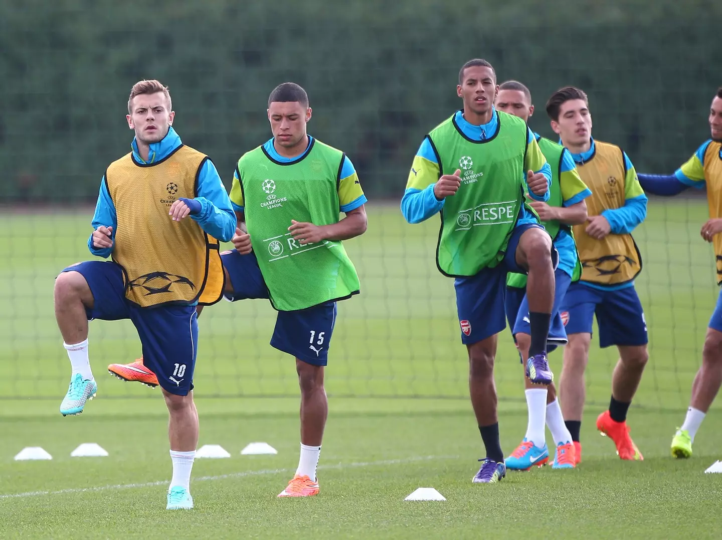 Wilshere played alongside Oxlade-Chamberlain for club and country. Image credit: Getty