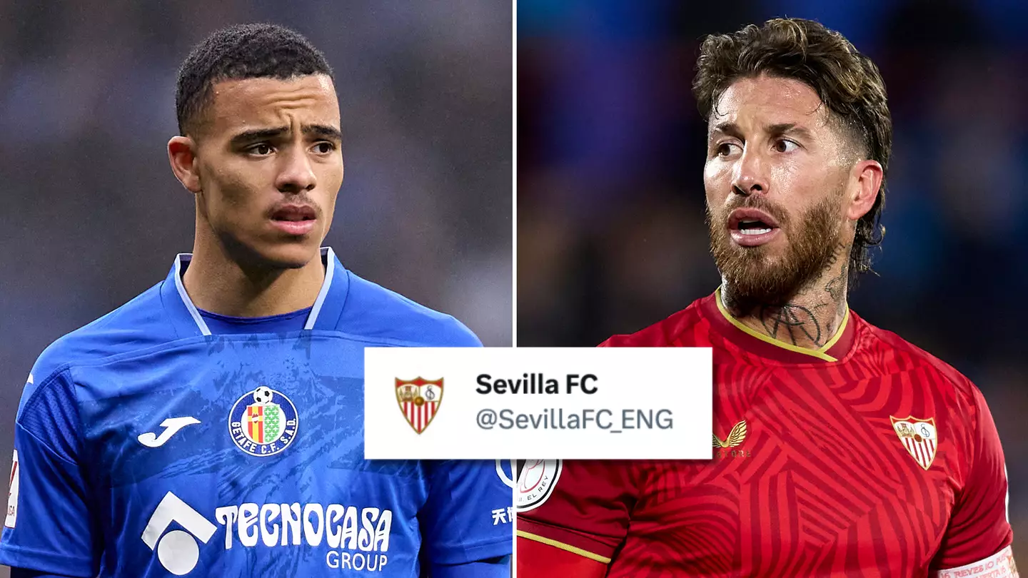 Sevilla’s social media post about Mason Greenwood and Sergio Ramos goes viral