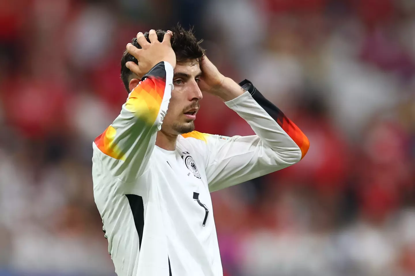 Germany fans have turned on Kai Havertz. Image: Getty