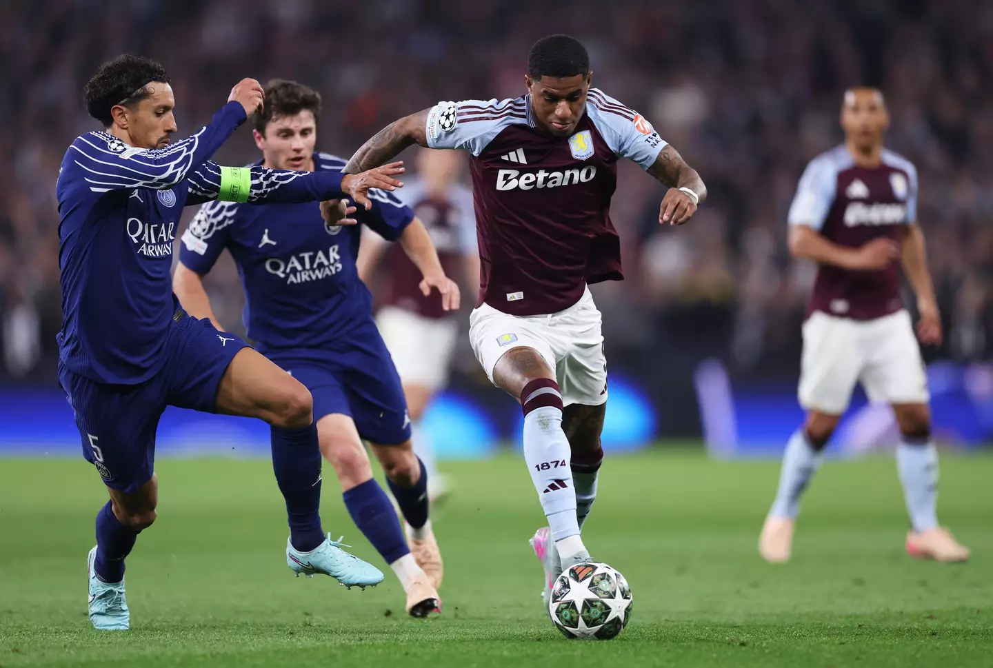 Marcus Rashford impressed against PSG.