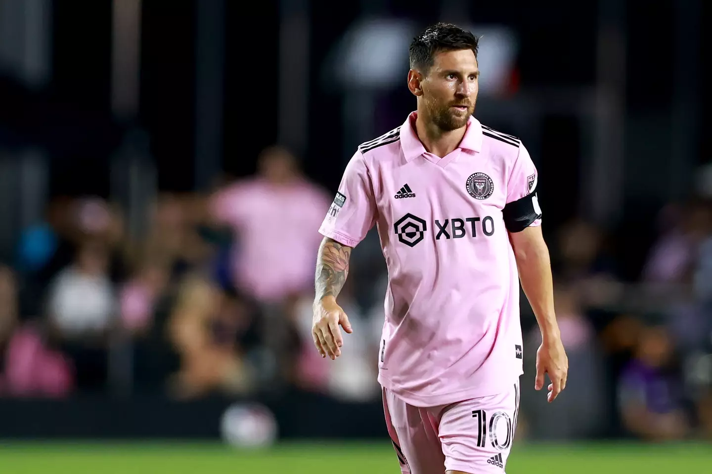 Lionel Messi in action for Inter Miami. Image: Getty