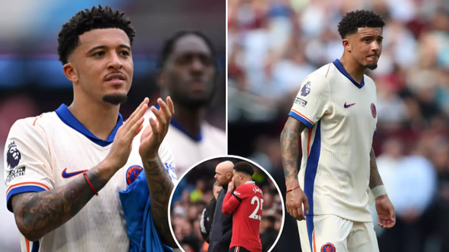 Jadon Sancho needed just 49 minutes for Chelsea to equal record that took him seven months to achieve at Man Utd