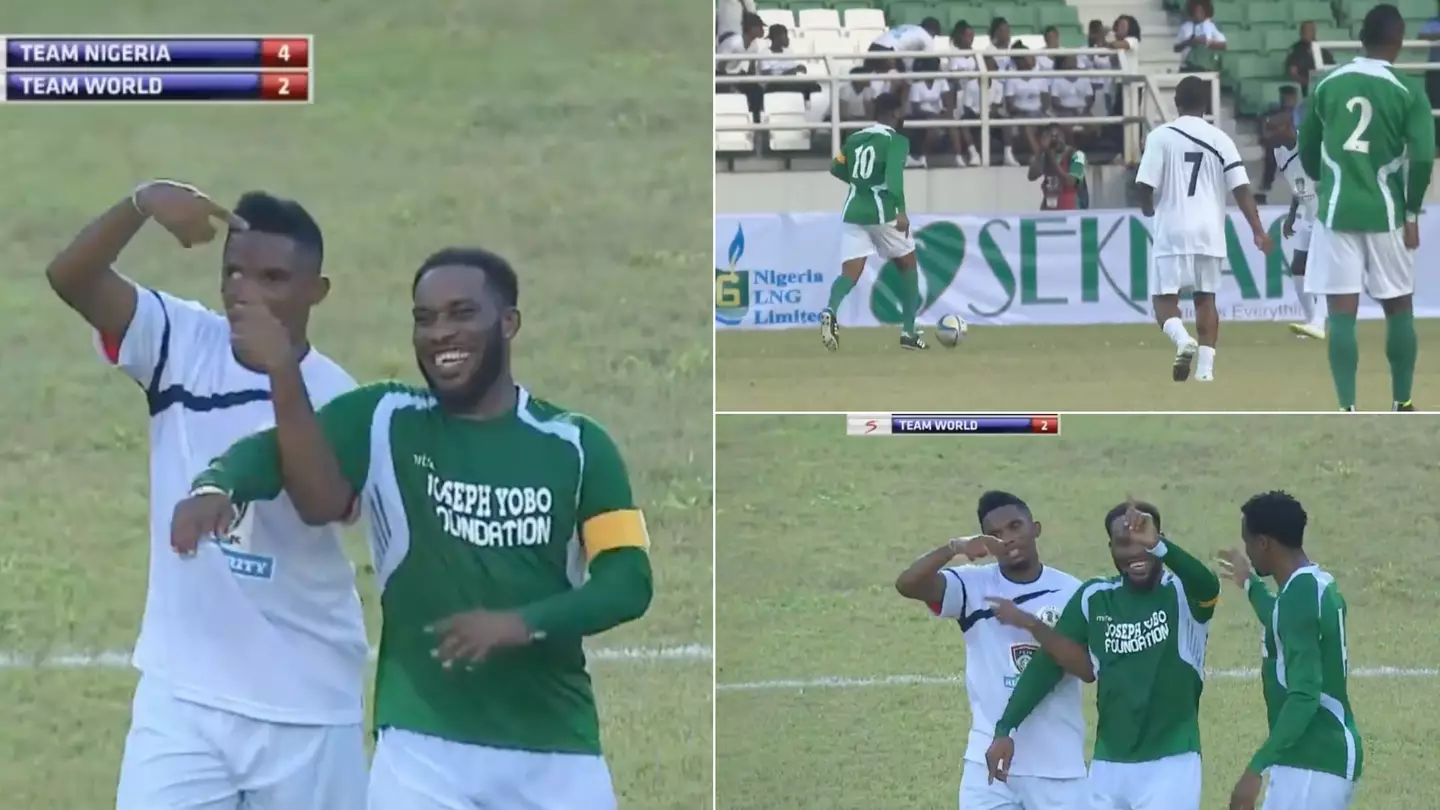 When Samuel Eto'o Called For Jay-Jay Okocha To Be Subbed Off During Testimonial