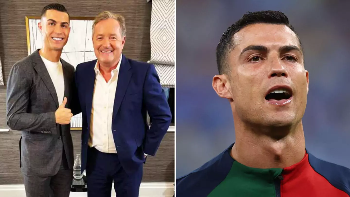 Piers Morgan produces 'sheet of facts' which he claims proves Cristiano Ronaldo is the GOAT